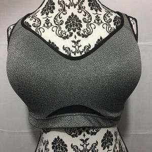 High-Support Mesh-Racerback Sports Bra